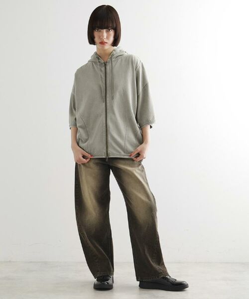 tk.TAKEO KIKUCHI / ティーケー タケオキクチ パーカー | ヴィンテージライククロップドパーカ | 詳細27