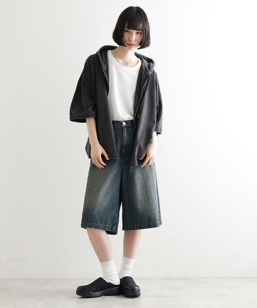 tk.TAKEO KIKUCHI / ティーケー タケオキクチ パーカー | ヴィンテージライククロップドパーカ | 詳細29