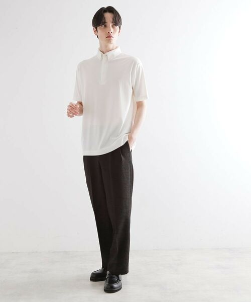 tk.TAKEO KIKUCHI / ティーケー タケオキクチ ポロシャツ | 【マシンウォッシャブル】ハイゲージジャージストレッチポロシャツ | 詳細3