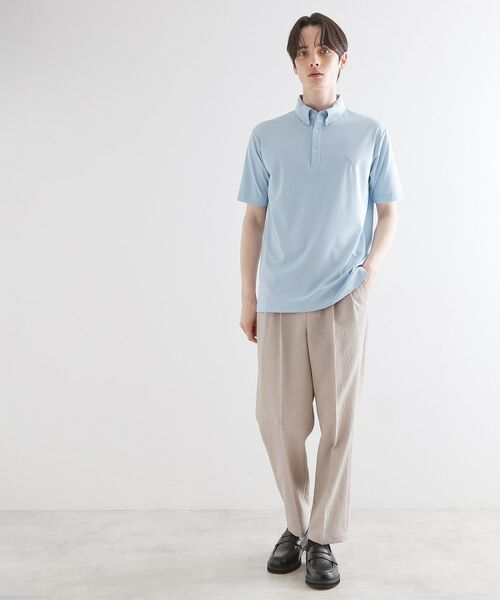 tk.TAKEO KIKUCHI / ティーケー タケオキクチ ポロシャツ | 【マシンウォッシャブル】ハイゲージジャージストレッチポロシャツ | 詳細7