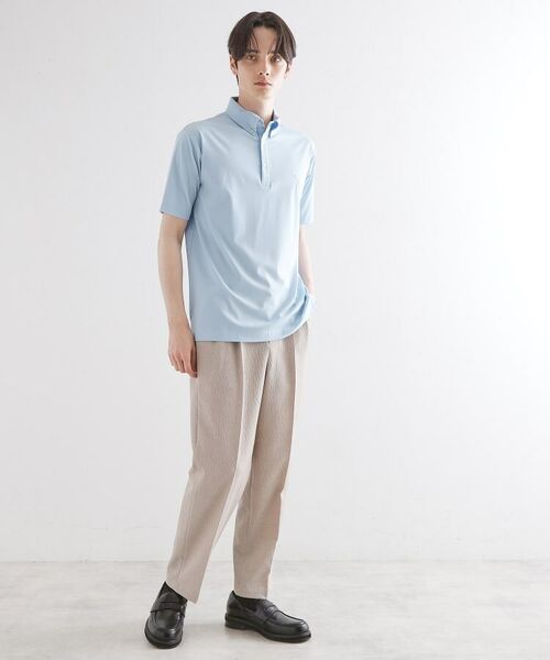 tk.TAKEO KIKUCHI / ティーケー タケオキクチ ポロシャツ | 【マシンウォッシャブル】ハイゲージジャージストレッチポロシャツ | 詳細8