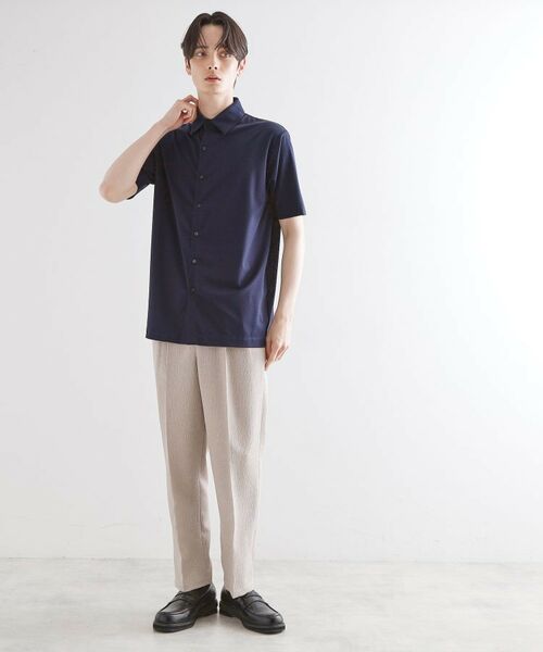 tk.TAKEO KIKUCHI / ティーケー タケオキクチ ポロシャツ | 【マシンウォッシャブル】フロントオープンシャツ | 詳細12