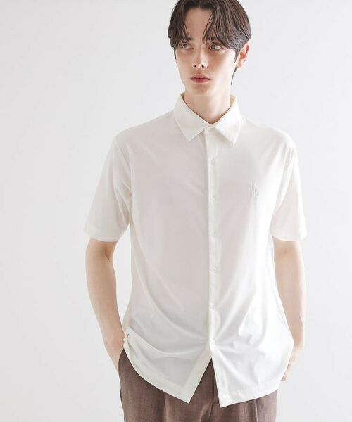 tk.TAKEO KIKUCHI / ティーケー タケオキクチ ポロシャツ | 【マシンウォッシャブル】フロントオープンシャツ | 詳細2
