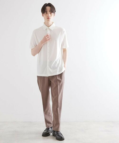 tk.TAKEO KIKUCHI / ティーケー タケオキクチ ポロシャツ | 【マシンウォッシャブル】フロントオープンシャツ | 詳細3