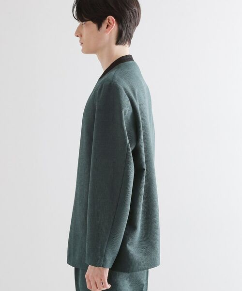 tk.TAKEO KIKUCHI / ティーケー タケオキクチ ノーカラージャケット | 【セットアップ対応】テッククレープノーカラージャケット | 詳細11