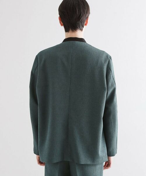 tk.TAKEO KIKUCHI / ティーケー タケオキクチ ノーカラージャケット | 【セットアップ対応】テッククレープノーカラージャケット | 詳細12