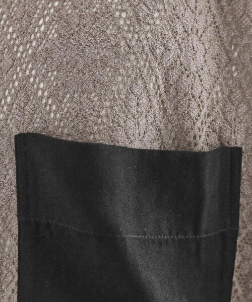 tk.TAKEO KIKUCHI / ティーケー タケオキクチ シャツ・ブラウス | サマースエードコンビレースシャツ | 詳細17