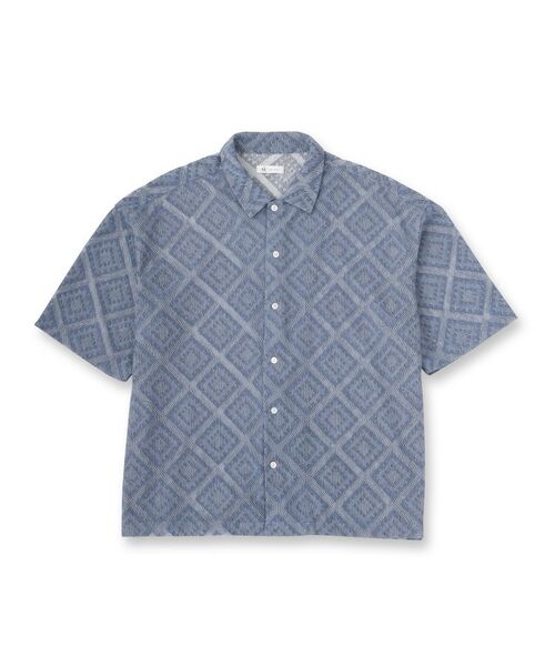 tk.TAKEO KIKUCHI / ティーケー タケオキクチ シャツ・ブラウス | 片染めレースシャツ | 詳細1