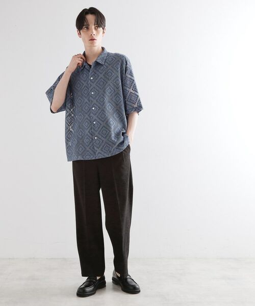 tk.TAKEO KIKUCHI / ティーケー タケオキクチ シャツ・ブラウス | 片染めレースシャツ | 詳細11