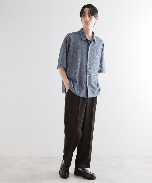 tk.TAKEO KIKUCHI / ティーケー タケオキクチ シャツ・ブラウス | 片染めレースシャツ | 詳細12