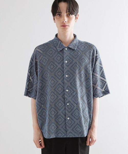 tk.TAKEO KIKUCHI / ティーケー タケオキクチ シャツ・ブラウス | 片染めレースシャツ | 詳細14