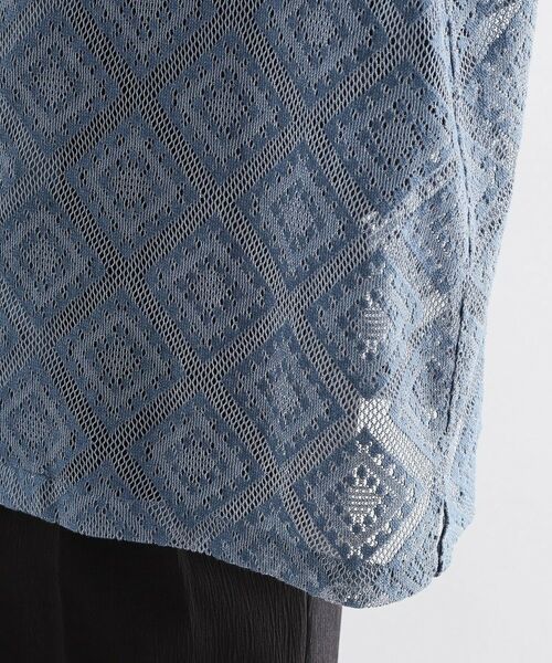 tk.TAKEO KIKUCHI / ティーケー タケオキクチ シャツ・ブラウス | 片染めレースシャツ | 詳細19