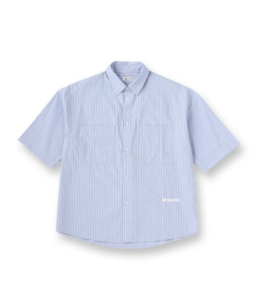 tk.TAKEO KIKUCHI / ティーケー タケオキクチ シャツ・ブラウス | ストライプ刺繍シャツ | 詳細1