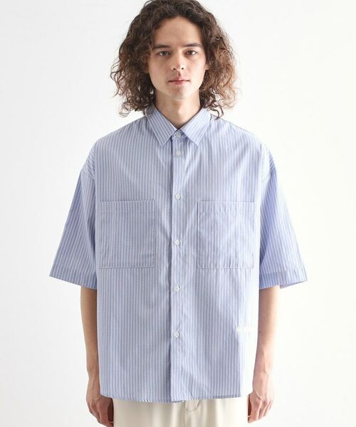 tk.TAKEO KIKUCHI / ティーケー タケオキクチ シャツ・ブラウス | ストライプ刺繍シャツ | 詳細10