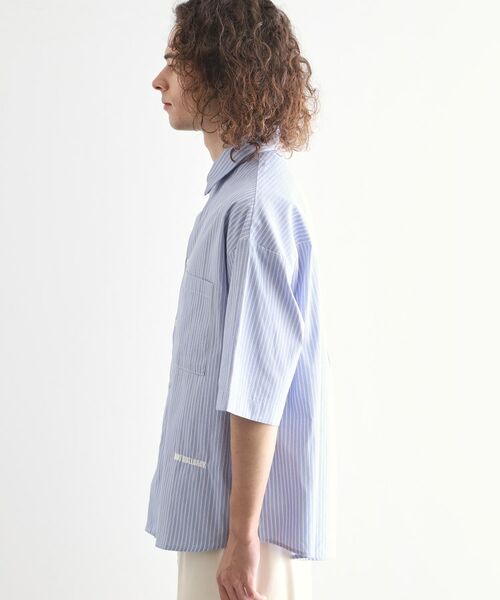 tk.TAKEO KIKUCHI / ティーケー タケオキクチ シャツ・ブラウス | ストライプ刺繍シャツ | 詳細11
