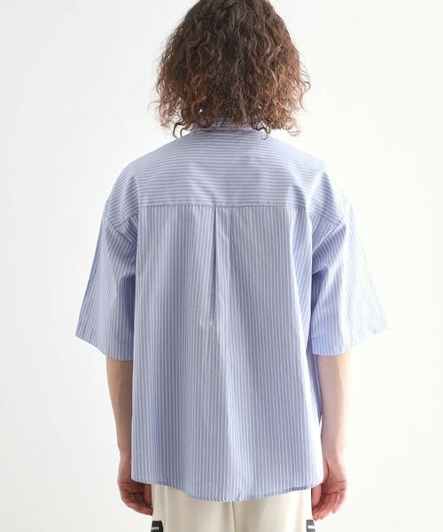 tk.TAKEO KIKUCHI / ティーケー タケオキクチ シャツ・ブラウス | ストライプ刺繍シャツ | 詳細12