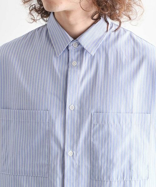 tk.TAKEO KIKUCHI / ティーケー タケオキクチ シャツ・ブラウス | ストライプ刺繍シャツ | 詳細13