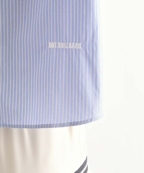 tk.TAKEO KIKUCHI / ティーケー タケオキクチ シャツ・ブラウス | ストライプ刺繍シャツ | 詳細17