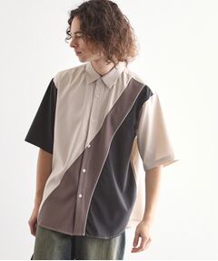 tk.TAKEO KIKUCHI / ティーケー タケオキクチ シャツ・ブラウス | カーブスイッチシャツ