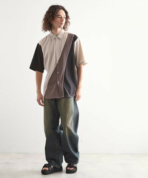 tk.TAKEO KIKUCHI / ティーケー タケオキクチ シャツ・ブラウス | カーブスイッチシャツ | 詳細11