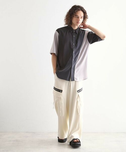 tk.TAKEO KIKUCHI / ティーケー タケオキクチ シャツ・ブラウス | カーブスイッチシャツ | 詳細7