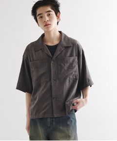 tk.TAKEO KIKUCHI / ティーケー タケオキクチ シャツ・ブラウス | ヴィンテージライククロップドシャツ