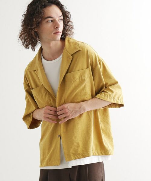 tk.TAKEO KIKUCHI / ティーケー タケオキクチ シャツ・ブラウス | ヴィンテージライククロップドシャツ | 詳細11