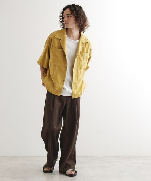 tk.TAKEO KIKUCHI / ティーケー タケオキクチ シャツ・ブラウス | ヴィンテージライククロップドシャツ | 詳細12