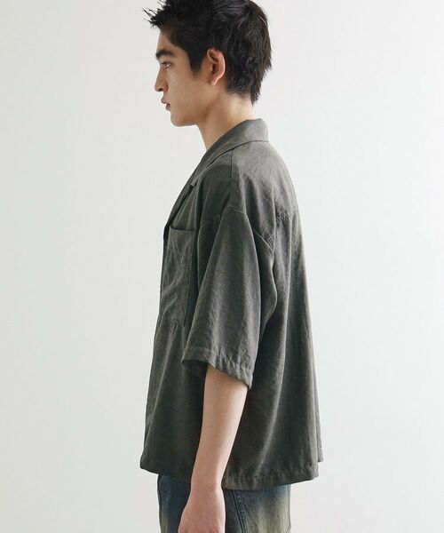 tk.TAKEO KIKUCHI / ティーケー タケオキクチ シャツ・ブラウス | ヴィンテージライククロップドシャツ | 詳細16