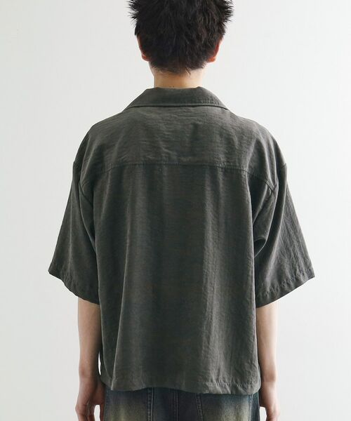 tk.TAKEO KIKUCHI / ティーケー タケオキクチ シャツ・ブラウス | ヴィンテージライククロップドシャツ | 詳細17