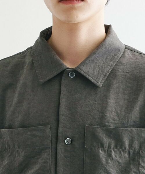tk.TAKEO KIKUCHI / ティーケー タケオキクチ シャツ・ブラウス | ヴィンテージライククロップドシャツ | 詳細19