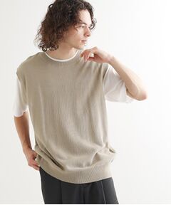 tk.TAKEO KIKUCHI / ティーケー タケオキクチ ニット・セーター | 【セットアイテム】ニットベストアンサンブル