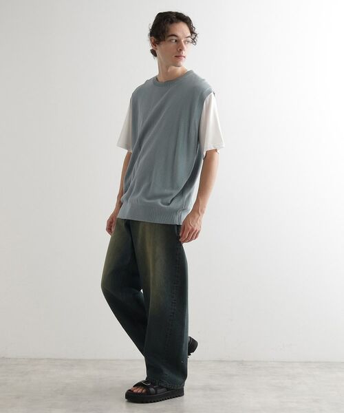 tk.TAKEO KIKUCHI / ティーケー タケオキクチ ニット・セーター | 【セットアイテム】ニットベストアンサンブル | 詳細10