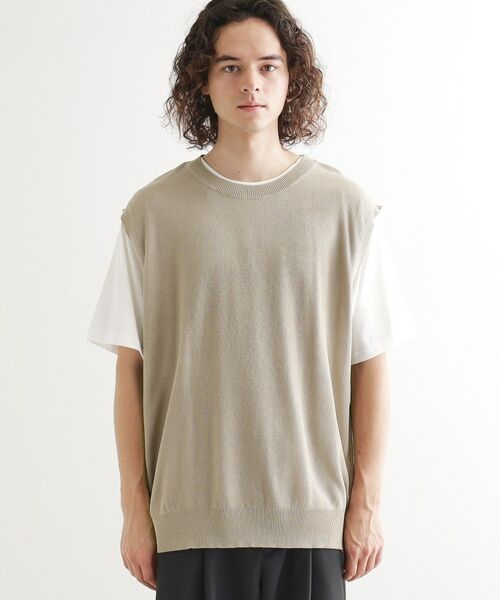 tk.TAKEO KIKUCHI / ティーケー タケオキクチ ニット・セーター | 【セットアイテム】ニットベストアンサンブル | 詳細13