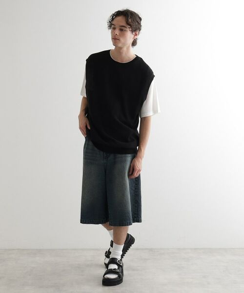 tk.TAKEO KIKUCHI / ティーケー タケオキクチ ニット・セーター | 【セットアイテム】ニットベストアンサンブル | 詳細3