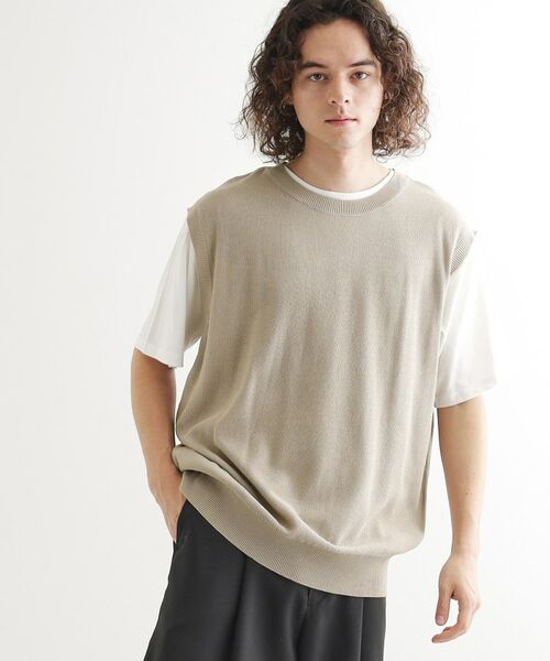 tk.TAKEO KIKUCHI / ティーケー タケオキクチ ニット・セーター | 【セットアイテム】ニットベストアンサンブル | 詳細5