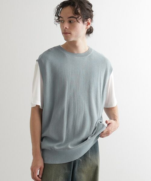 tk.TAKEO KIKUCHI / ティーケー タケオキクチ ニット・セーター | 【セットアイテム】ニットベストアンサンブル | 詳細9