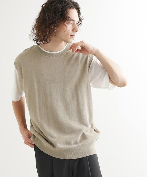 tk. TAKEO KIKUCHI/ティーケー タケオキクチ 【セットアイテム】ニットベストアンサンブル ベージュ(052) 04(LL) tk. TAKEO KIKUCHI/ティーケー タケオキクチ 【セットアイテム】ニットベストアンサンブル ベージュ(052) 04(LL)