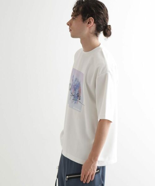 tk.TAKEO KIKUCHI / ティーケー タケオキクチ カットソー | フラワー刺繍アブストカットソー | 詳細1