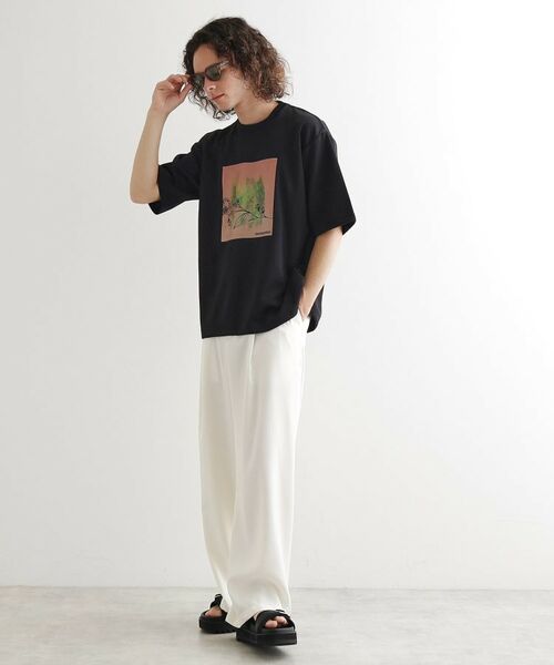 tk.TAKEO KIKUCHI / ティーケー タケオキクチ カットソー | フラワー刺繍アブストカットソー | 詳細10