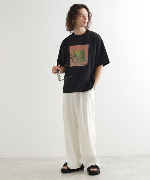 tk.TAKEO KIKUCHI / ティーケー タケオキクチ カットソー | フラワー刺繍アブストカットソー | 詳細11