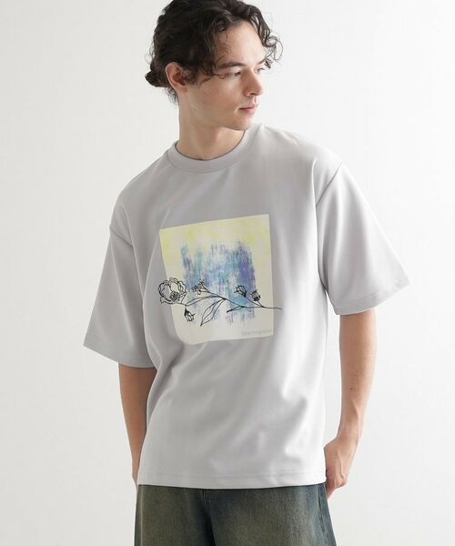 tk.TAKEO KIKUCHI / ティーケー タケオキクチ カットソー | フラワー刺繍アブストカットソー | 詳細5