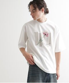 tk.TAKEO KIKUCHI / ティーケー タケオキクチ カットソー | ピースカットフラワープルオーバー