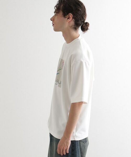 tk.TAKEO KIKUCHI / ティーケー タケオキクチ カットソー | ピースカットフラワープルオーバー | 詳細1