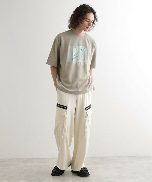 tk.TAKEO KIKUCHI / ティーケー タケオキクチ カットソー | ピースカットフラワープルオーバー | 詳細11