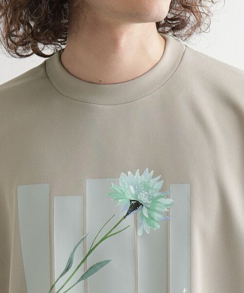 tk.TAKEO KIKUCHI / ティーケー タケオキクチ カットソー | ピースカットフラワープルオーバー | 詳細16