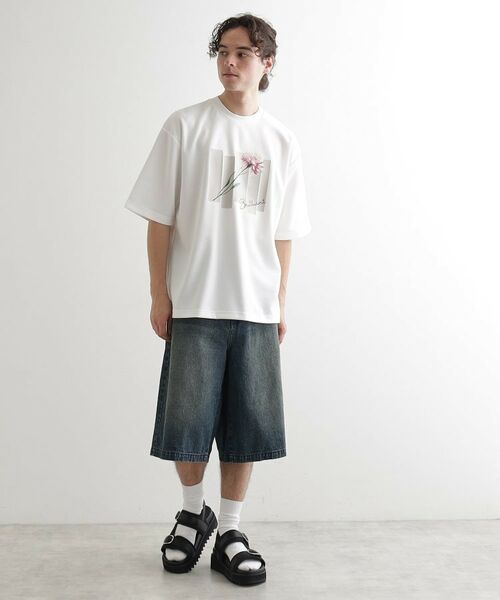 tk.TAKEO KIKUCHI / ティーケー タケオキクチ カットソー | ピースカットフラワープルオーバー | 詳細2