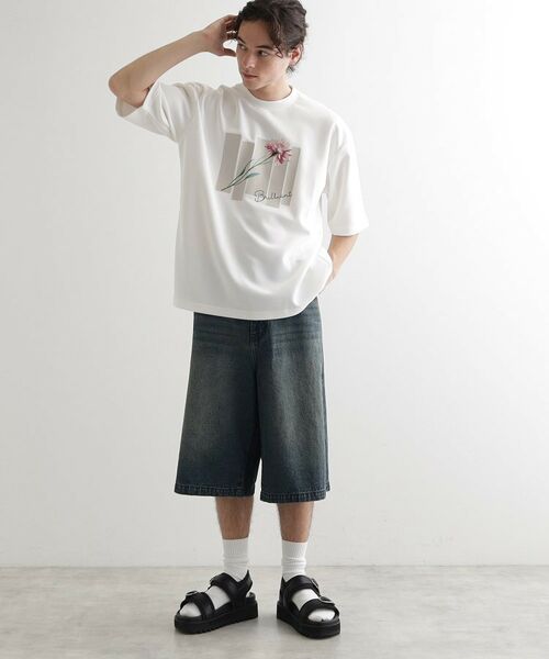 tk.TAKEO KIKUCHI / ティーケー タケオキクチ カットソー | ピースカットフラワープルオーバー | 詳細3