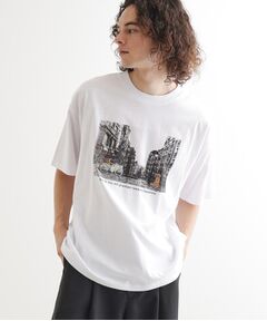 tk.TAKEO KIKUCHI / ティーケー タケオキクチ Tシャツ | フォトプリント刺繍Tシャツ