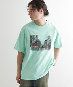 tk.TAKEO KIKUCHI / ティーケー タケオキクチ Tシャツ | フォトプリント刺繍Tシャツ